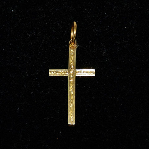 Gold Filled Cross Pendant Charm