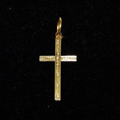 Gold Filled Cross Pendant Charm Vintage 1910's