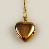 Gold Filled Heart Locket with Dolphin