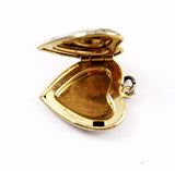 LaMode Gold Filled Double Heart Locket