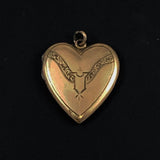Victorian gold heart