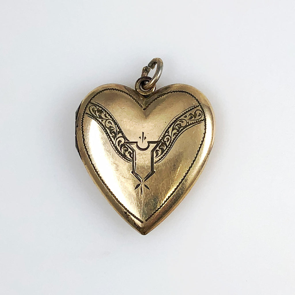 Victorian heart locket