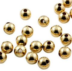Gold Filled Round Beads 3-8mm (12)