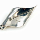 Silver Leaf Pin by Giovanni