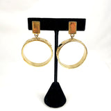 Givenchy Gold Hoop Earrings