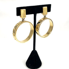 Givenchy Gold Hoop Earrings