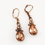 Givenchy Bronze Rhinestone Earrings