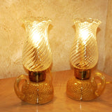 Pair of Vintage Murano Glass Italian Lamps
