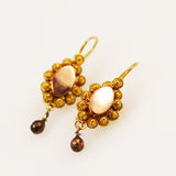 Victorian 14K Gold Cannetille Earrings