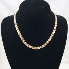 Gold Link Necklace Italian 10K