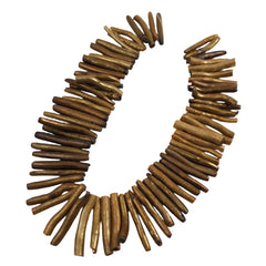 Gold Coral Branch Beads Strands AA Vintage