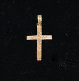 14KT Gold Cross Pendant Charm Vintage 1920's