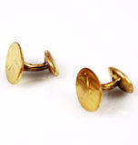 Victorian Chased Cuff Links Rolled Gold