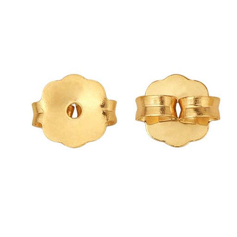 14K Yellow Gold Earring Backs