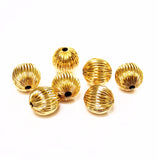 Large Gold Beads 18mm