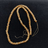 gold freshwater rondelle pearls