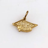 Gold Graduation Mortarboard charm