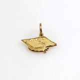 14K Gold Graduation Charm