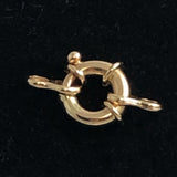 Gold 14K Spring Ring Clasp Italian