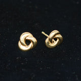 14Kt Gold Knot Earrings
