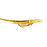 14K Gold Omega Chain Necklace Italian