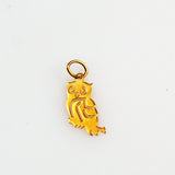 Gold Owl Charm 14K