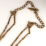 Gold Acorn Tassel Necklace