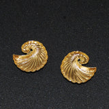 Gold Shell Earring Jackets 14K Gold Filled