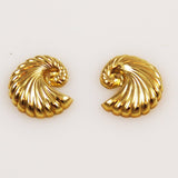 Gold Shell Earring Jackets 14K Gold Filled