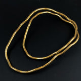 vintage gold snake necklace