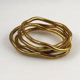 gold snake necklace vintage