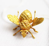 Herbert Rosenthal 18Kt Gold Bumble Bee Brooch