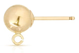 Gold Filled Ball on Post Earrings