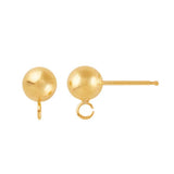 Gold Filled Ball on Post Earrings