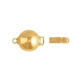 Gold 14K Smooth Bead Clasp