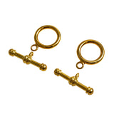 Gold Plated Toggle Clasps 17mm