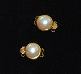 Gold Plated Pearl Clasps Single & Double Strands
