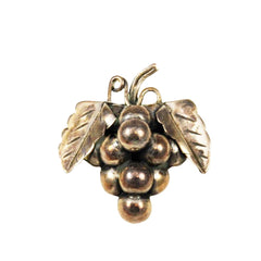 Antique Mexican Sterling Grape Brooch