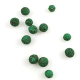 Antique Green Eye Glass Beads