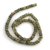 green grossularite garnet gemstone beads