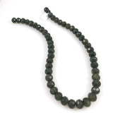 Grossularite Green Garnet Faceted Rondelle Beads 10mm