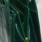 Martin Van Schaak Green Lizard Purse