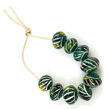 African Green Glass Trade Beads