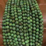 Green Turquoise Round Beads 10mm