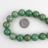 Vintage turquoise beads 12mm