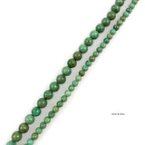 Green Turquoise Round Beads