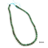 Green Turquoise Round Beads 6mm