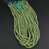 Green Turquoise Round Beads