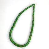 Carico Lake Green Turquoise Rondelle Beads