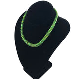 Green Turquoise Rondelle Beads